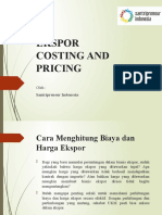 Eskpor Costing & Pricing