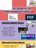 Procesos Químicos de Transformación Compleja