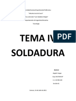 Trabajo de Tecnologia - Soldadura