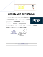 Carta Trabajo Tienda Zapateria