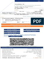 Passenger Details: ! " Irctc
