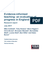 Evaluation of Progress in England