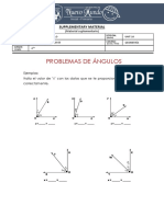 Problemas de Ángulos