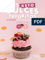 Ebook Dulces Keto Reducido