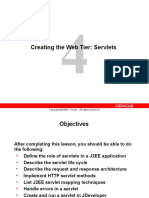 Creating The Web Tier: Servlets