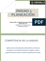 Unidad 3 Planeación