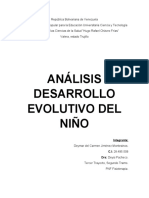 Analisis Del Desarrollo Evolutivo (Tema 3)