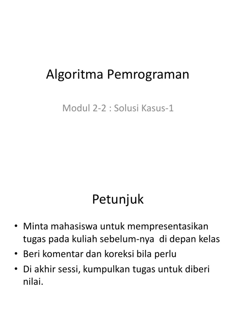 Flowchart dan Algoritma Pemrograman | PDF | Metode & Bahan Ajar