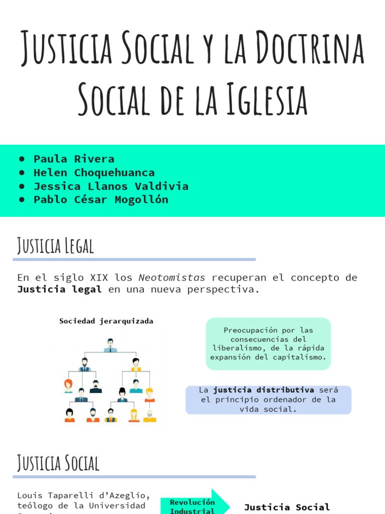 Justicia Social y La Doctrina Social de La Iglesia PDF | PDF | Justicia ...