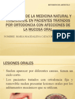 Ortodoncia y Ortopedia II Utilización de La Medicina Natural y Tradicional en Ortodoncia