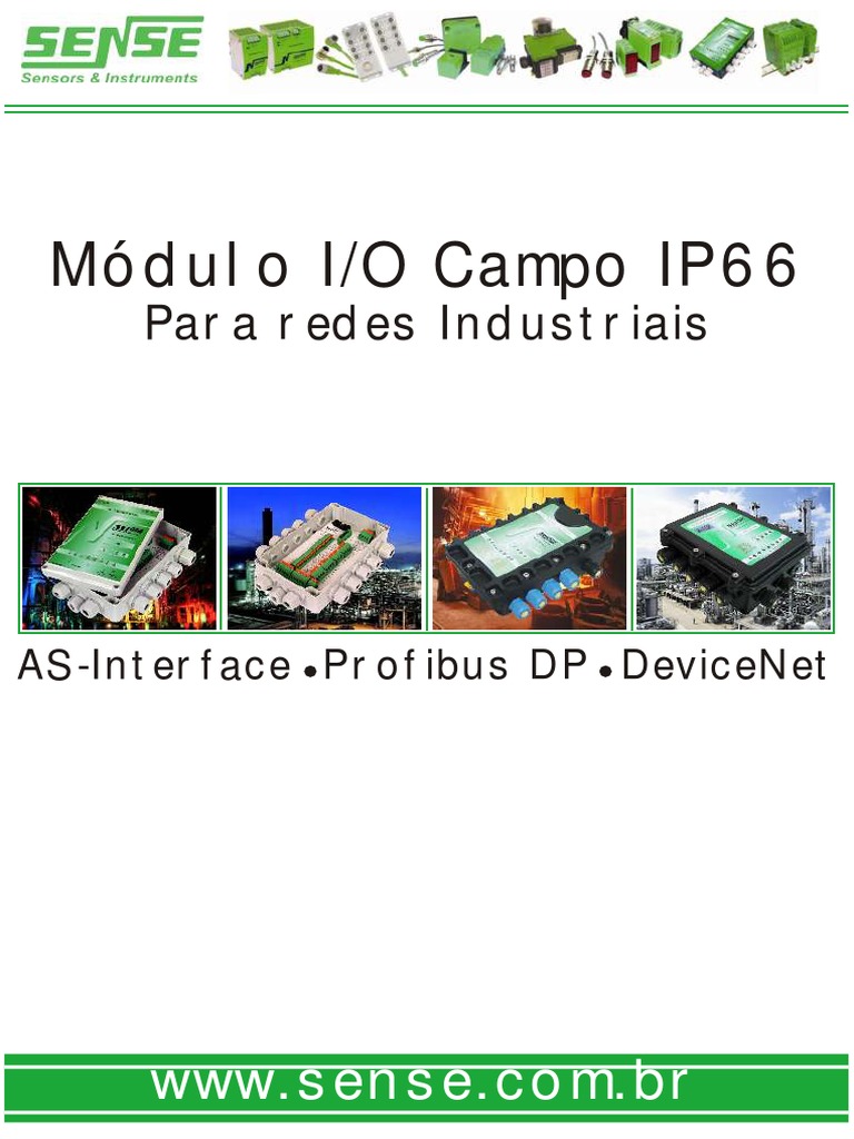 Módulos I/O IP66 para Redes Industriais | PDF | Diodo emissor de luz ...