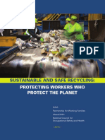 Sustainable and Safe Recycling:: Protecting Workers Who Protect The Planet