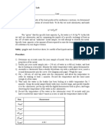 Identifying Unknown Metal via Specific Heat | PDF | Heat | Mole (Unit)