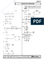 Physics subjective problems solutions