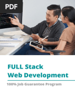 FULL Stack Web Development: 100% Job Guarantee Program