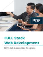 FULL Stack Web Development: 100% Job Guarantee Program