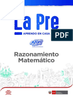 Razonamiento Matemático La Pre Aprendo en Casa Promo 2020. Semana 3, Sesión 1. Sucesiones