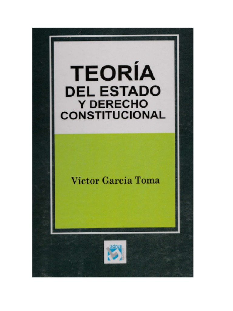 Teoria Del Estado y Derecho Constitucional | PDF