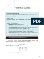 Determinan Matriks