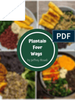Plantain Four Ways: by Jeffrey Boadi