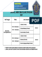 Jadwal Anbk Sma Islam Cipasung 2021 Ok