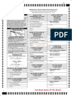 Sample Ballot Newberry Township District 1 - November 2, 2021 General Election