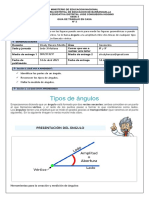 Guia 2 Geometria. Secundaria - Angulos