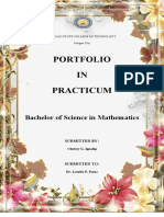 Portfolio IN Practicum: Bachelor of Science in Mathematics