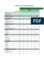 Calendarizacion Anual de Marketing