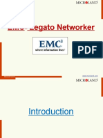 EMC Legato Networker: Microland Internal