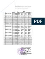 Jadwal Kelas Unggulan