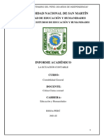 Ecuación Contable - Proceso Contable