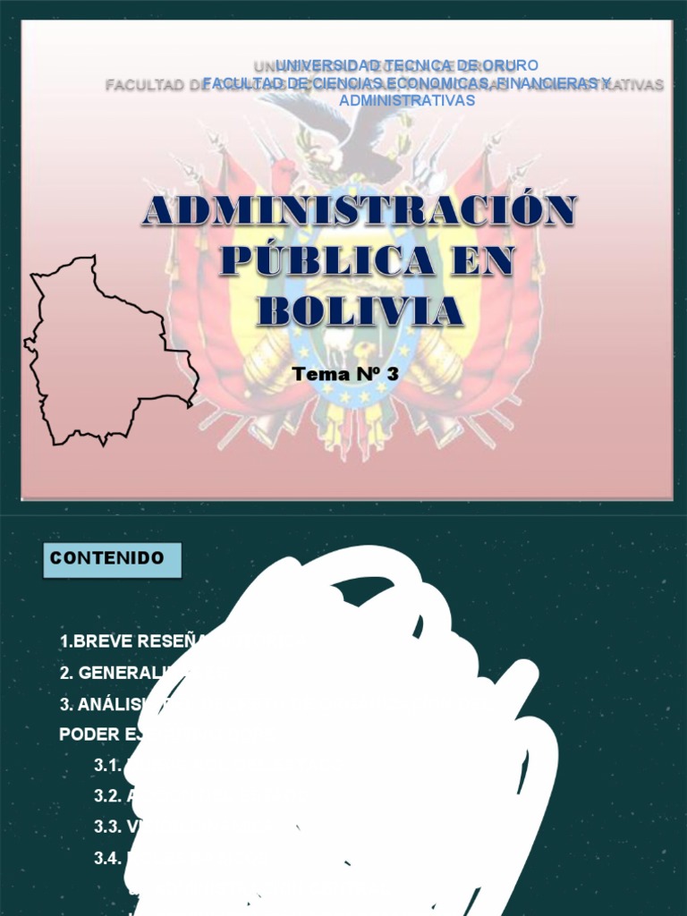 Tema 3 Adminstración Pública en Bolivia - Presentación | PDF | Estado ...