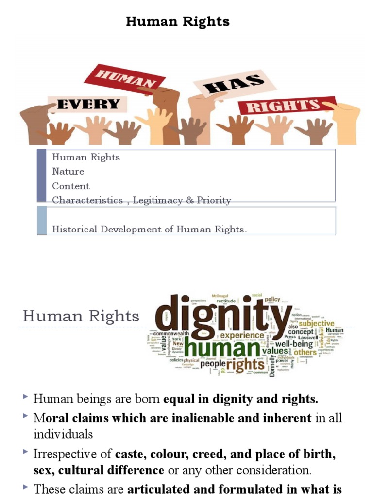 Concept of Human Rights and Historical Background of Human Rights PDF