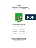 Makalah Kelompok 7 - Analisis Penerapan PPKM Jawa-Bali Di Kota Bogor