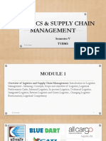 Logistics & Supply Chain Management: Semester V Tybms