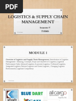 Logistics & Supply Chain Management: Semester V Tybms