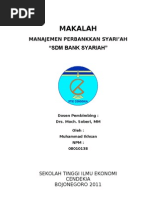 Download MAKALAH manajemen perbankan syariah SDM by Ikhsan IndosanNet Multimedia SN53177295 doc pdf