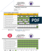 Department of Education DIVISION OF - : Maintenance Schedule Plan
