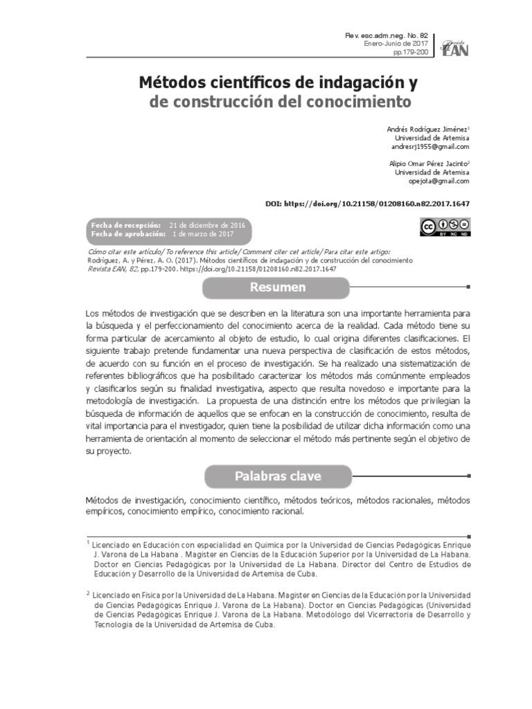 El Método Científico y La Construcción Del Conocimiento | PDF | Teoría ...