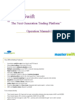 Master Swift ": The Next Generation Trading Platform" Operation Manual-1