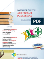 Konsep Mutu Akreditasi Puskesmas