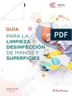 Guía-Limpieza y Desinfección de Manos y Superficies-InACAL. 2020