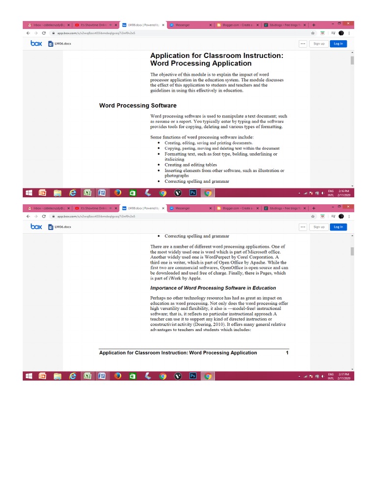 06 Word Processing Application | PDF