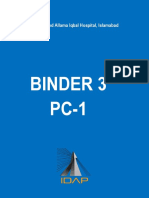 Binder 3 PC-1: 300 Bedded Allama Iqbal Hospital, Islamabad