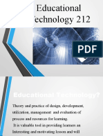 Educational Technology 212 Theory and Practice