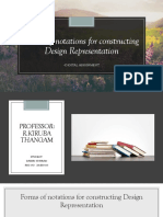 Forms of Notations For Constructing Design Representation: - Digital Assignment