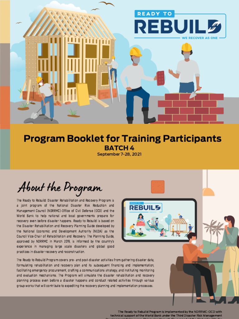 Ready to Rebuild Program Overview | PDF | Philippines | Emergency ...