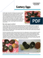 Century Eggs: Description