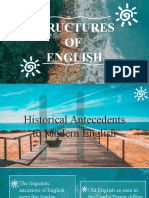 Weeks 1&2, Structures of English